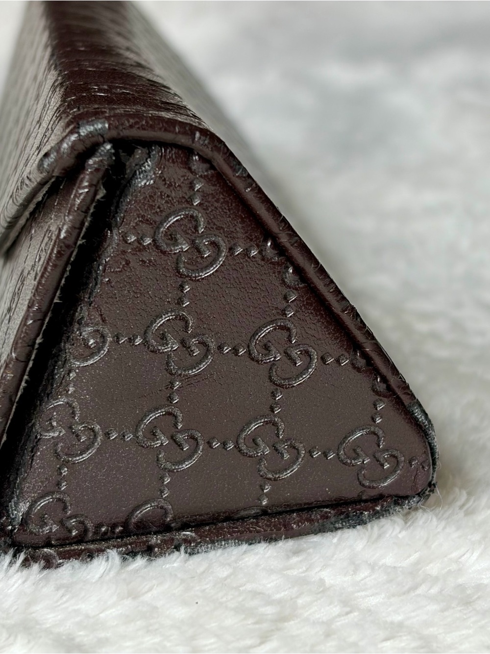 Authentic Gucci foldable leather eyeglass case - Picture 7 of 16